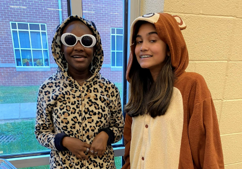 Kids dressed up 